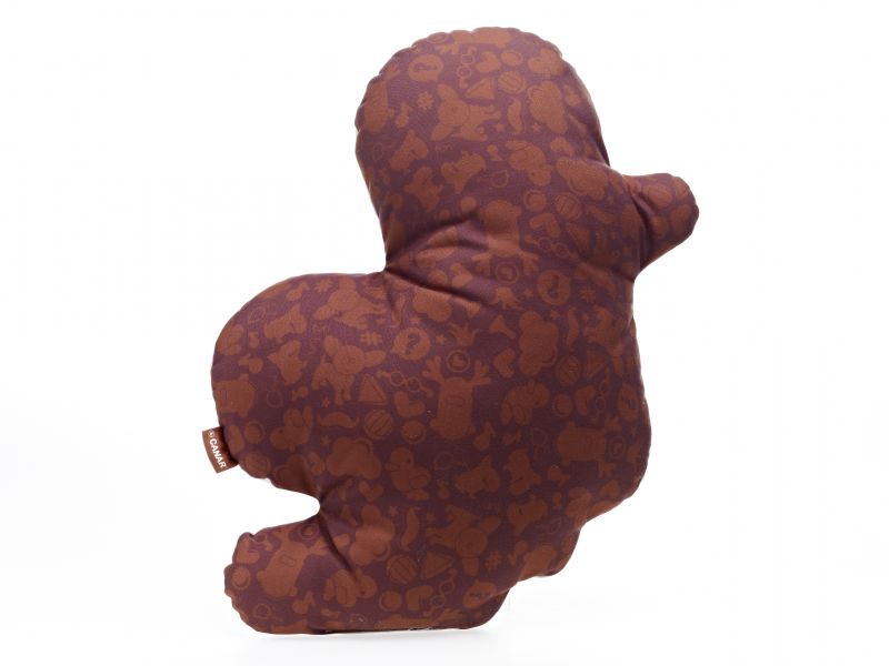 Coussin Canard Marron