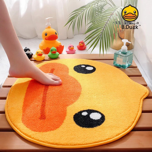 Tapis de salle de bain Canard Jaune